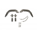A Set of Mounting Rails for MICH 2000 Helmets – Black [FMA]